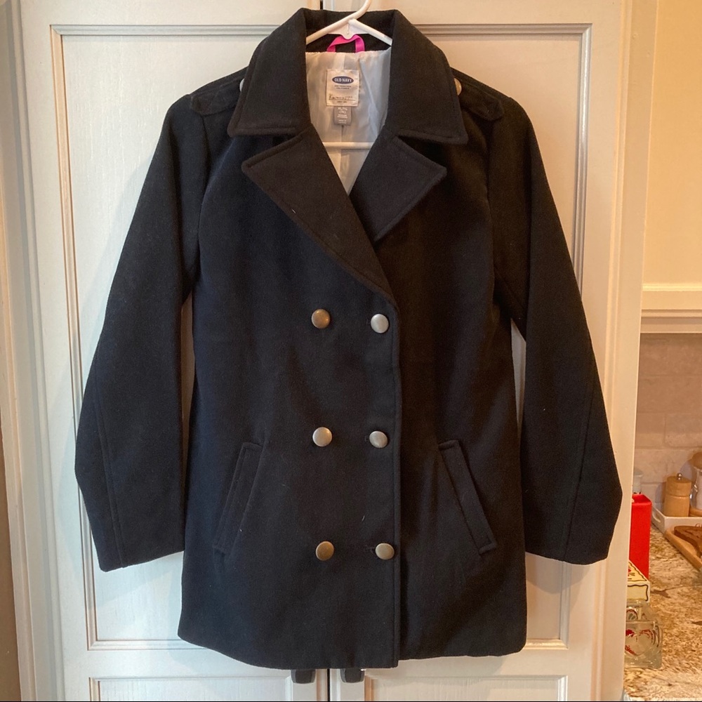 Black kids pea coat